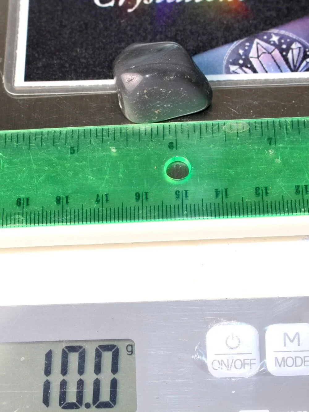 10.0g Old Stock Rainbow Obsidian Polished Davis Creek California Rare Stone Rock